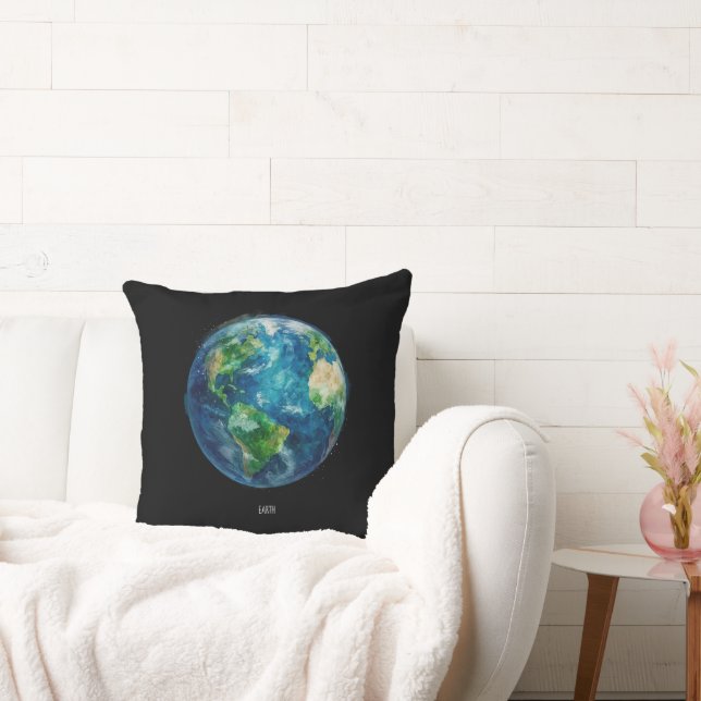 Coussin Une peinture de la terre dans un espace (Canapé)