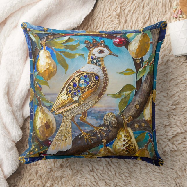 Coussin Une perdrix dans un poirier (Couverture)