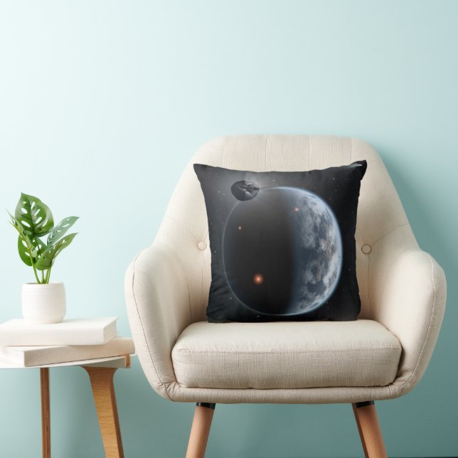 Coussin Une Planète Comme La Terre Avec Des Océans Qui Rev (Chaise)