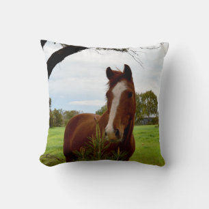 Coussin "Une ruche de la nature : un cheval de châtaignier