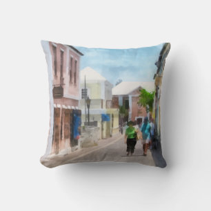 Coussin Une rue de St. George's, Bermudes