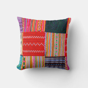 Coussin une surface composée en Patchwork de style asiati