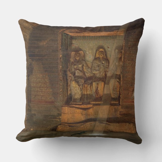 Coussin Une tombe à EL-Kab, une de 24 illustrations (Recto)