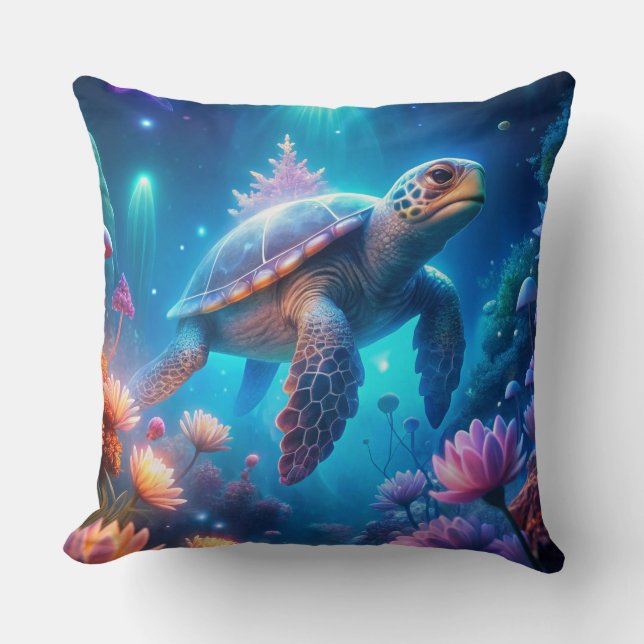 Coussin Une tortue (Recto)