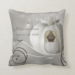 Coussin Une véritable faveur de mariage de conte de fées