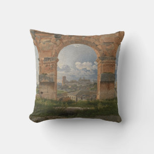 Coussin Une vue à travers trois arches du Colosseum