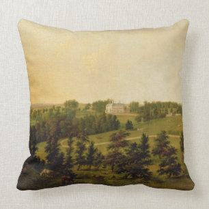 Coussin Une vue de parc de Tapeley, Instow, Devon du nord