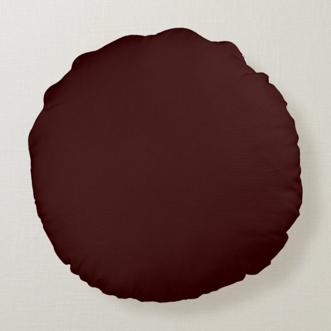 coussin uni brun foncé (Dos)