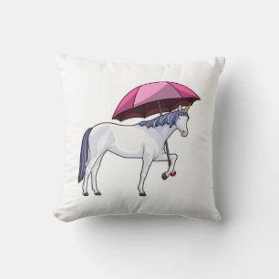 Coussin Unicorn avec Umbrella