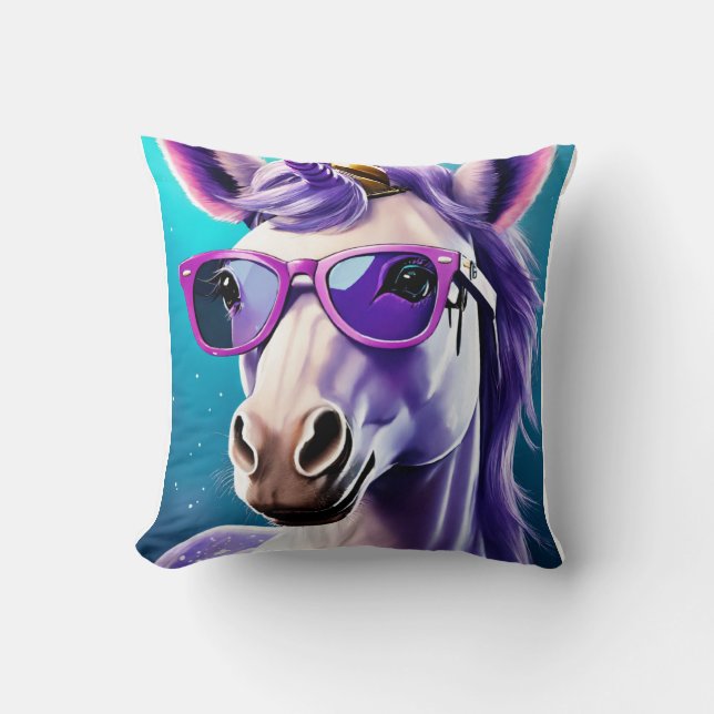 Coussin Unicorn magique (Recto)