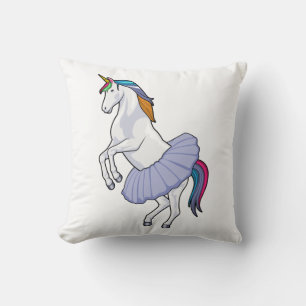 Coussin Unicorne au Ballet avec jupe