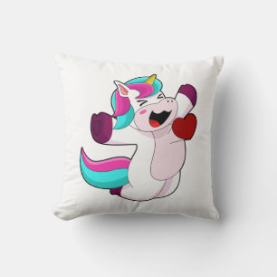 Coussin Unicorne avec coeur