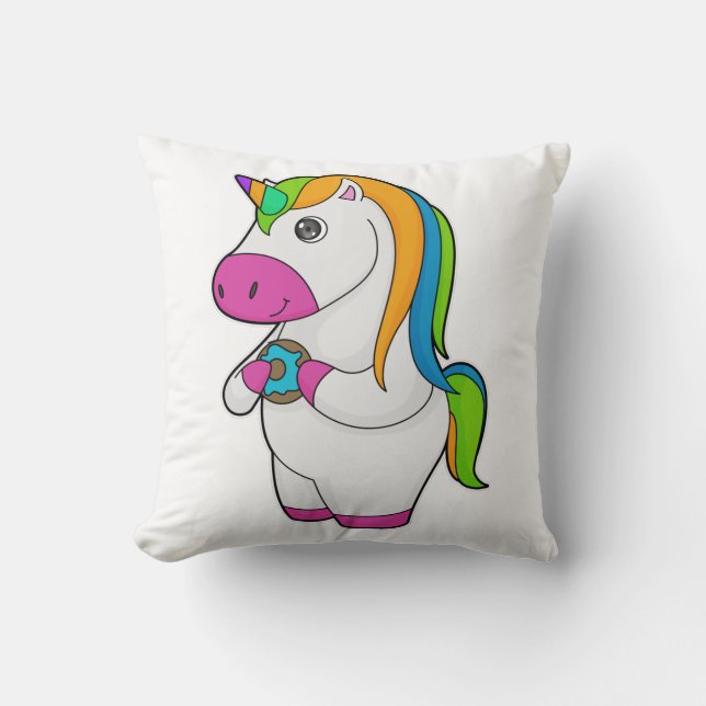 Coussin Unicorne Donut (Recto)