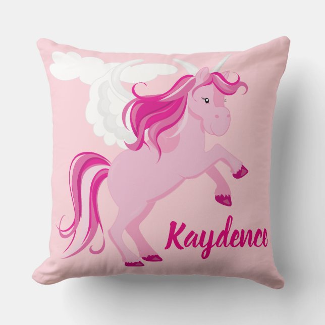 Coussin Unicorne magique (Recto)