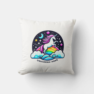 Coussin Unicornes de l'espoir