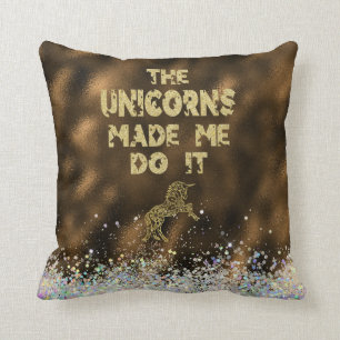 Coussin Unicorns M'A Fait Faire Citer