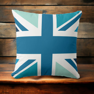 Coussin Union Jack - En bleu concepteur
