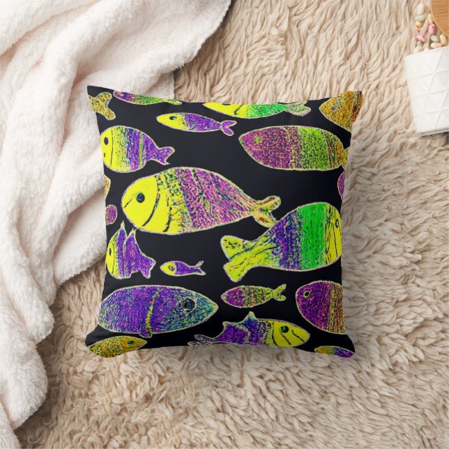 Coussin Unique Fish Motifs Art. Acheter maintenant (Couverture)