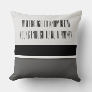 Coussin Uniquement Arrière - plan couleur - gris + vos idé