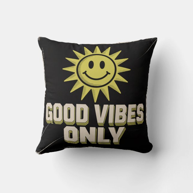 Coussin Uniquement De Belles Vibes (Verso)