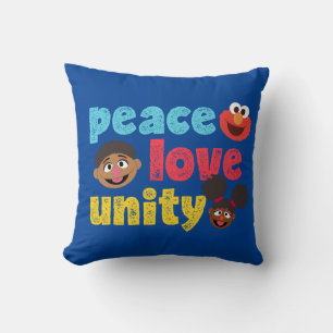 Coussin Unité de l'amour pour la paix
