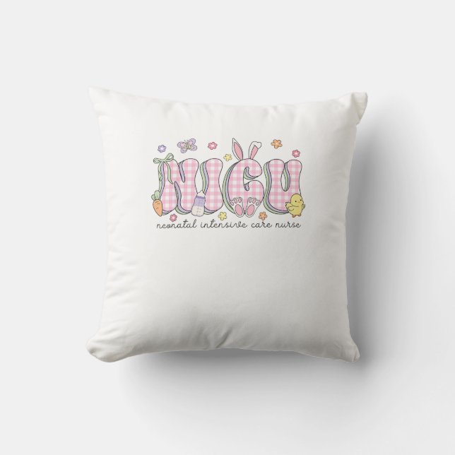 Coussin Unité de soins intensifs néonatals de Pâques pour  (Recto)