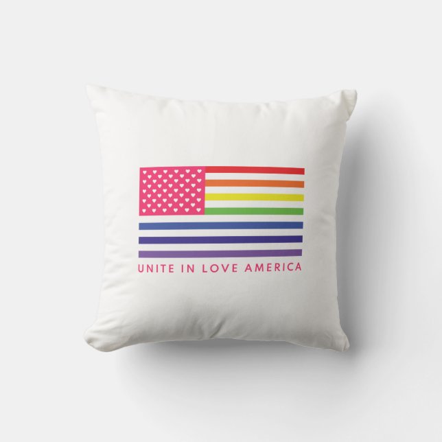 Coussin Unite In Love America - Cushion (Recto)