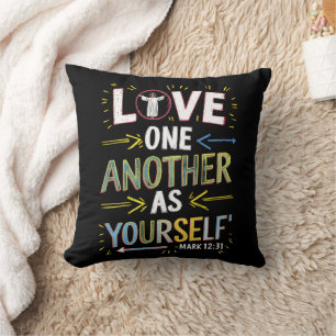 Coussin Unite With Love : Embrassez le message