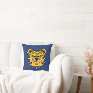 Coussin Université d'État NCA&T Tête de Bulldog