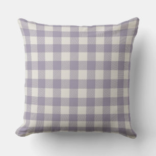 Coussin Urbaine Agriturismo Buffalo Plaid   Bleu été