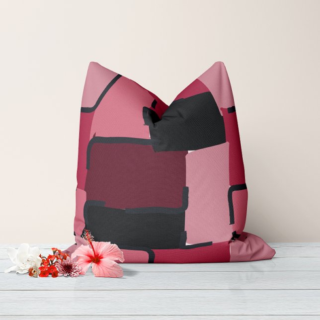 Coussin Urban Geo | Blush Muted | Motif Héros (Créateur téléchargé)