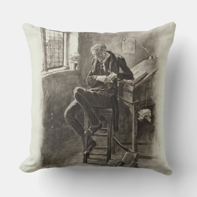 Coussin Uriah Heep, de 'Charles Dickens : Un bavardage (Recto)