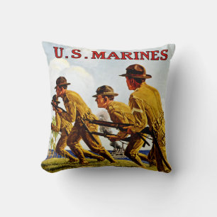 Coussin US Marines ~ Soldats de la Mer