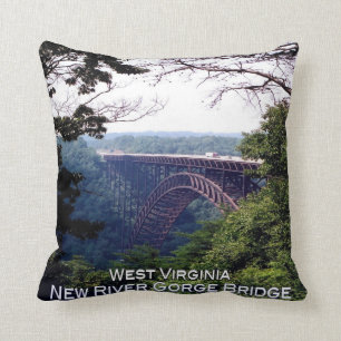 Coussin US West Virginia - New River Gorge Bridge -