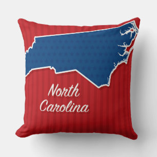 Coussin USA Carolina State Stars and Stripes Carte