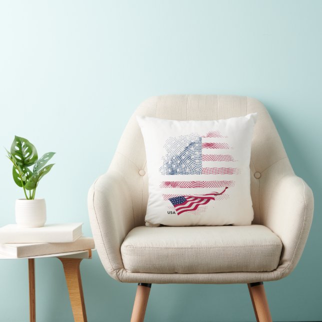 Coussin USA flag (Chaise)