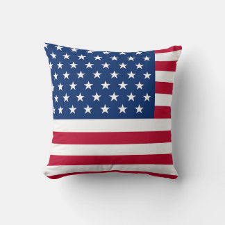 Coussin USA Flag Throw Pillow – Patriotic American Home de