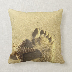 Coussin USA, Hawaii, Maui, Makena Beach, Footprint et