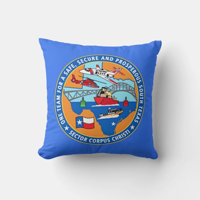 Coussin USCG Station Corpus Christi Texas (Recto)