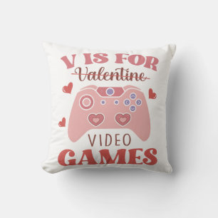 Coussin V est pour les jeux vidéo