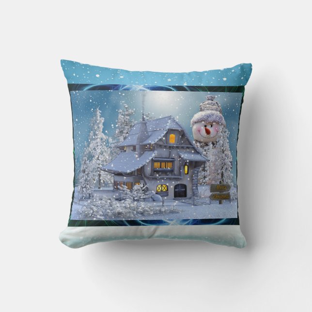 Coussin Vacances à deux côtés (Recto)