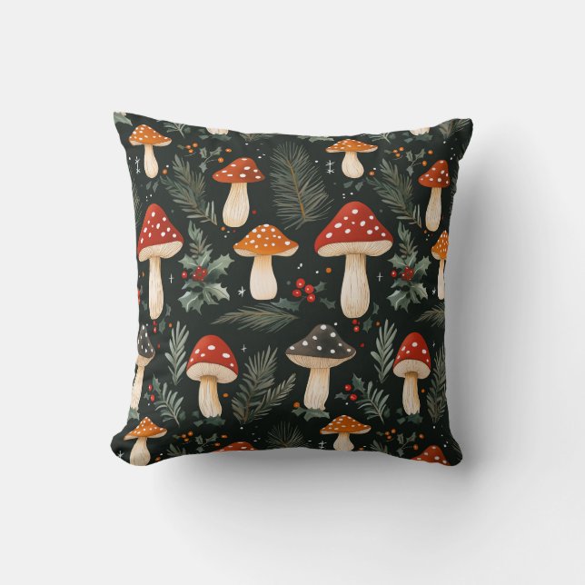 Coussin Vacances boisées enchantées (Recto)