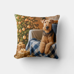 Coussin Vacances de l'Airedale Terrier
