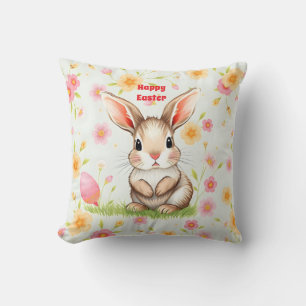 Coussin Vacances de lapin Collection moderne de Pâques