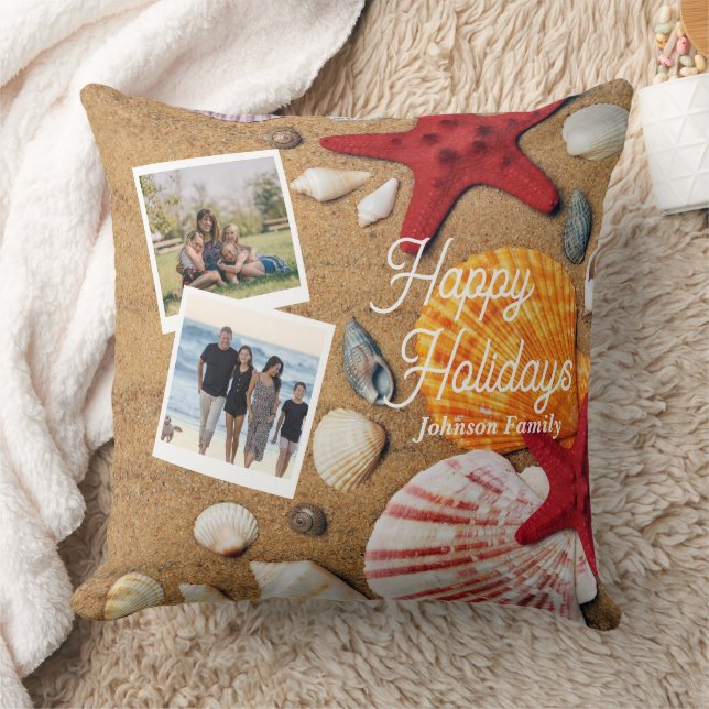 Coussin Vacances estivales côtières maritimes tropicales (Couverture)