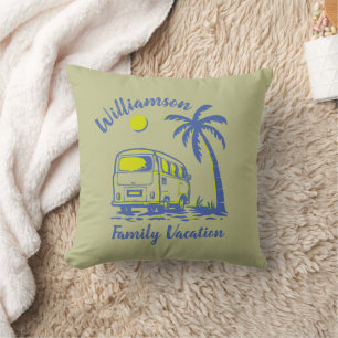 Coussin Vacances familiales personnalisées