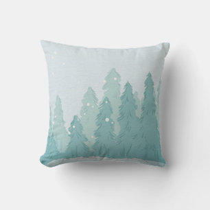 Coussin Vacances hiver saison neige