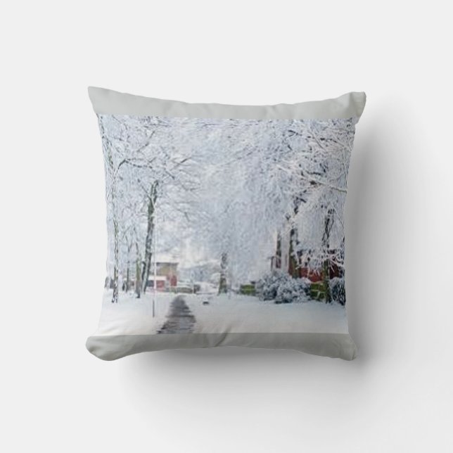 COUSSIN VACANCES NOËL HIVER WONDERLAND JETER PILLOW (Recto)