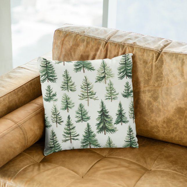 Coussin Vacances Pine Vert Simple (Créateur téléchargé)