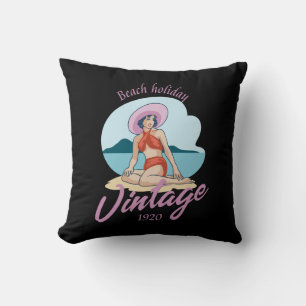 Coussin Vacances plage